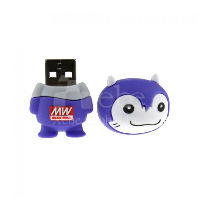 Custom company mascot usb 