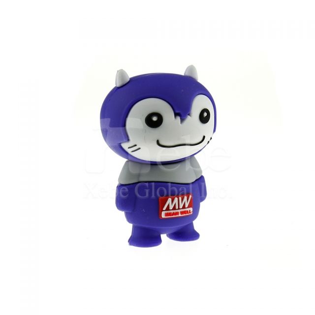 Custom company mascot usb 