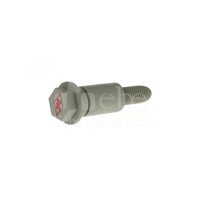 Silver screw shape flash drive