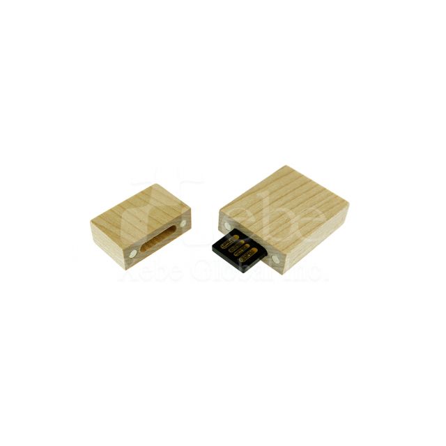 Printable Logo Dustproof Wood Flash Drive 