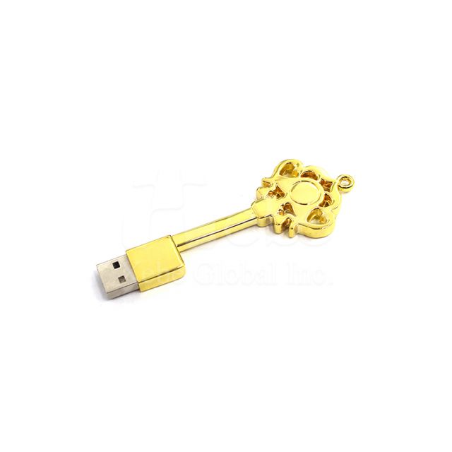 Crown Key Shaped Metal USB