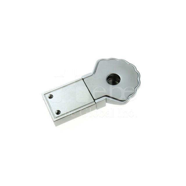 Textured Shell-Shaped Metal USB