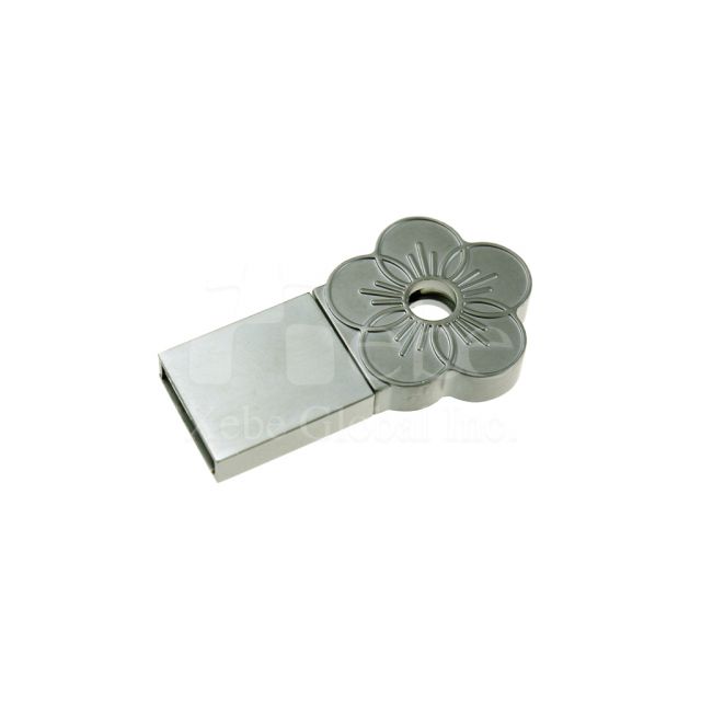 Textured Plum-Shaped Metal USB
