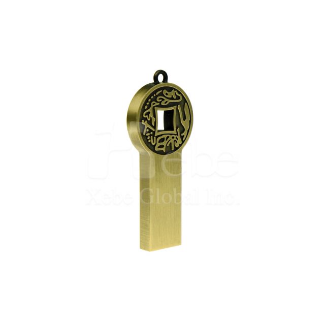 Carved metal usb 