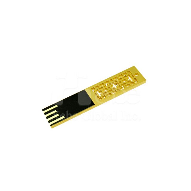 Hollow out golden usb 