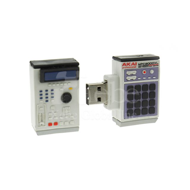 Sampler shaped custom USB drive