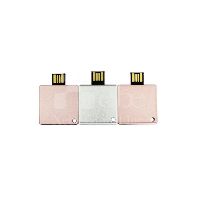 Metal square card type flash drive