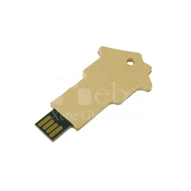 Cardboard Hut Shape flash drive