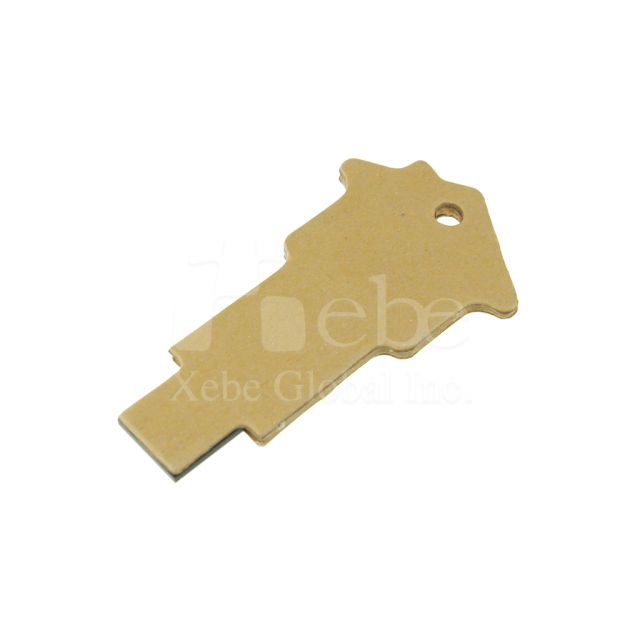 Cardboard Hut Shape flash drive