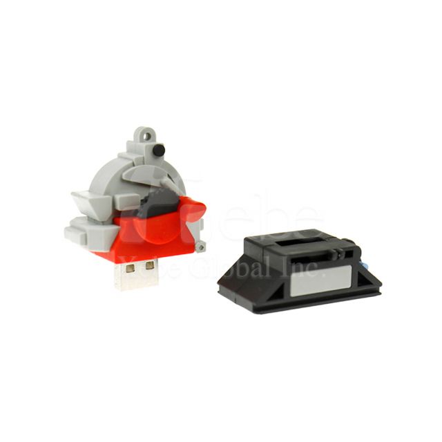 Machine shaped customized USB drive