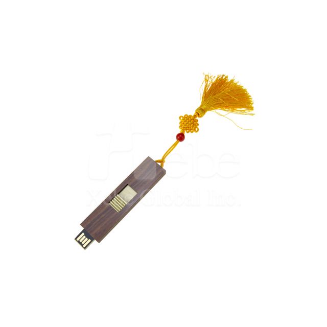 Chinese style wooden USB drive