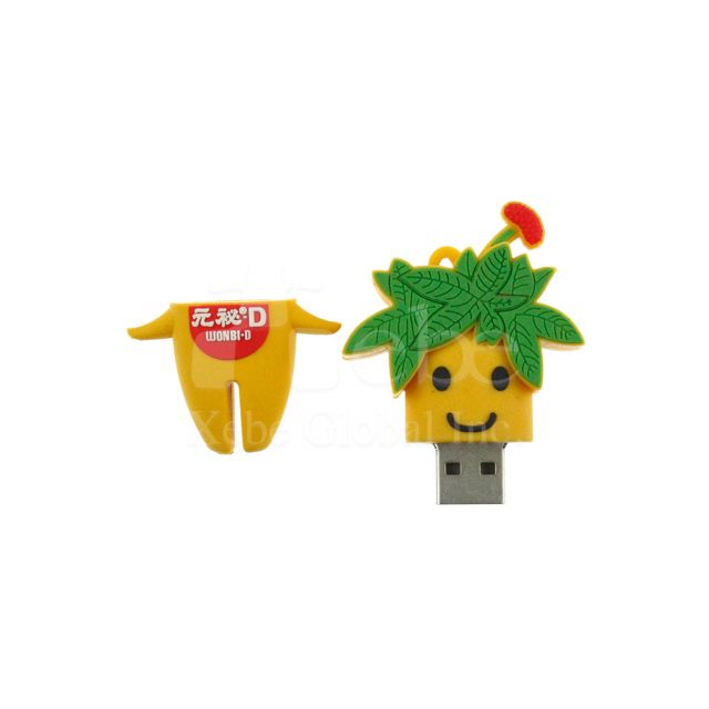 Ginseng shaped USB drive