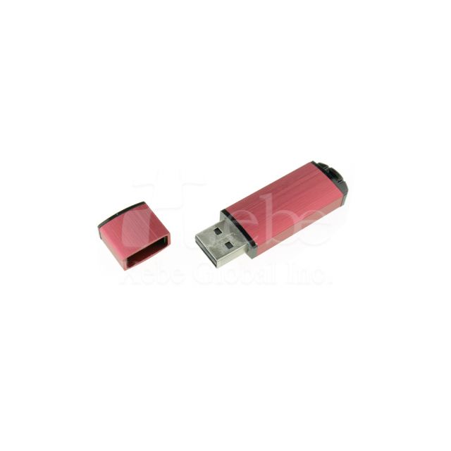 Red color promotional USB drive