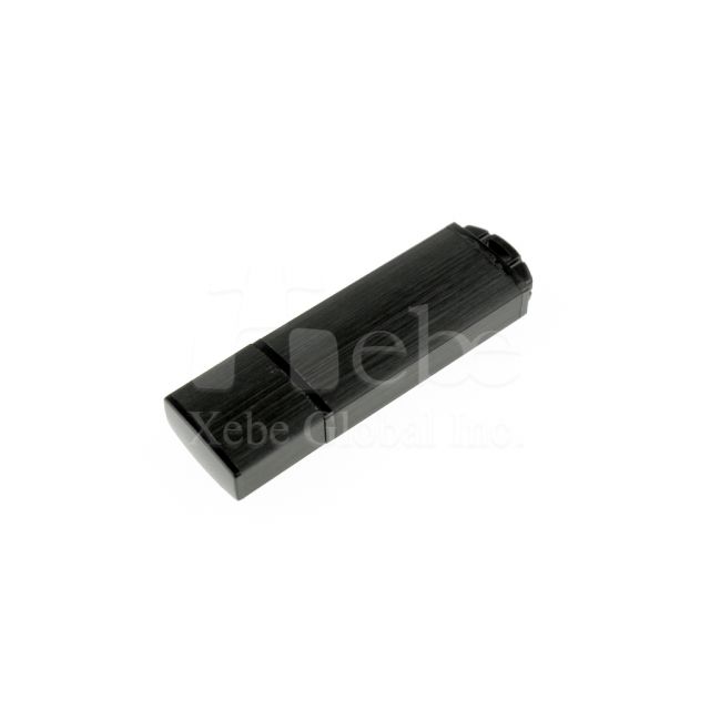 Black promotional gift USB drive
