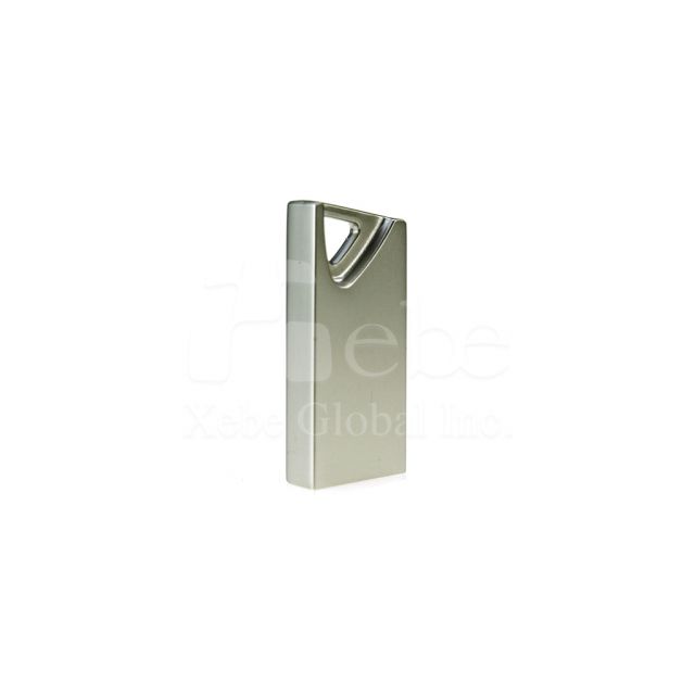 Silver color custom mini USB drive