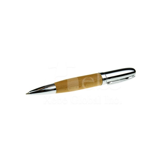 Wooden style pen USB disk