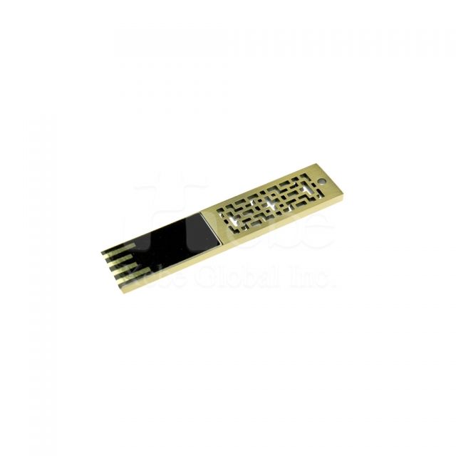 golden carving metal USB