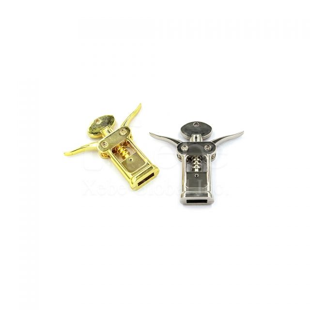 feature corkscrew metal USB
