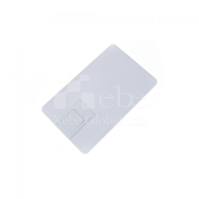 card shape simplistic white OTG USB