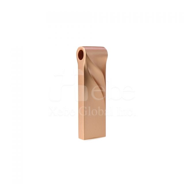 designing rose pink metal USB