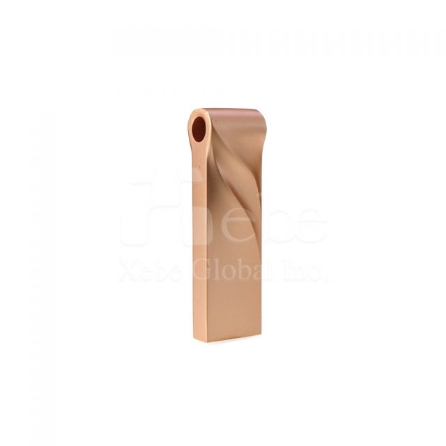designing rose pink metal USB
