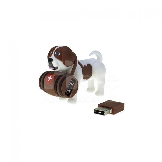 adorable dog 3D customized USB