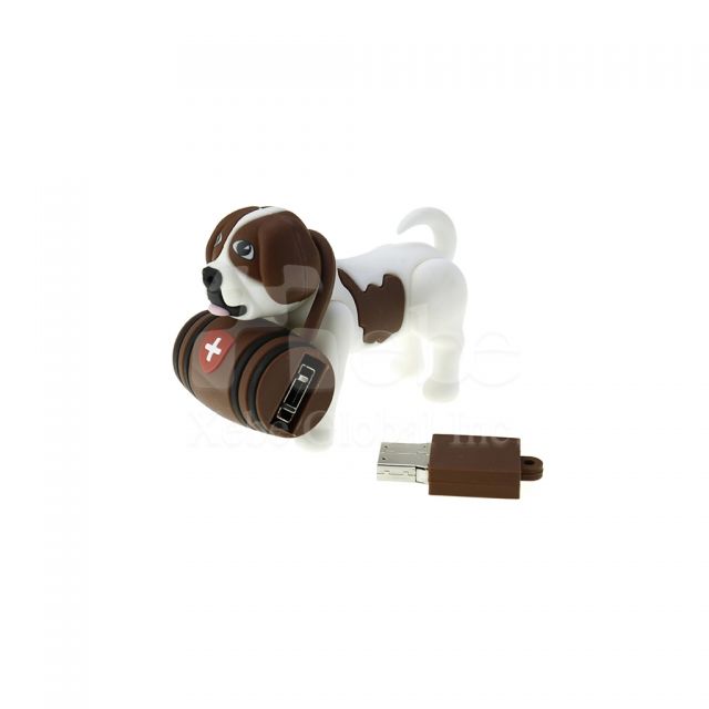 adorable dog 3D customized USB