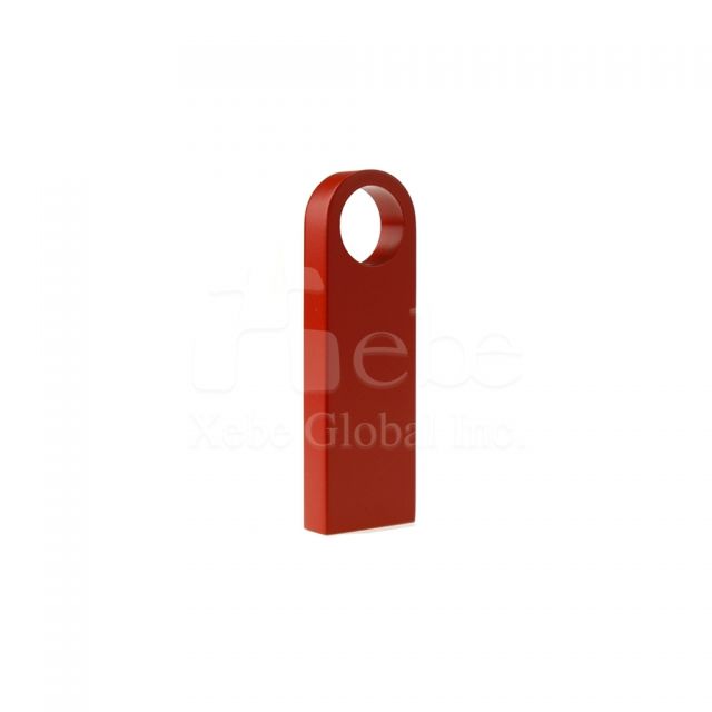 red light metal usb disk