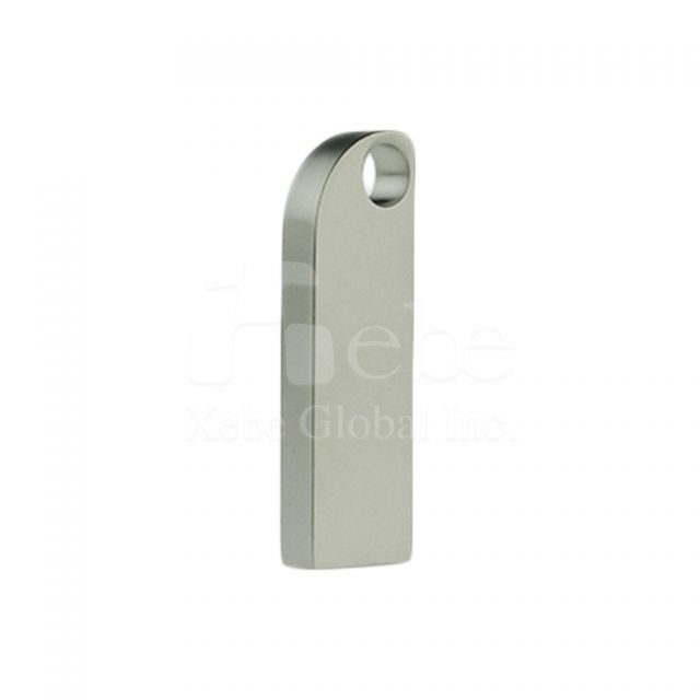 minimalist silver mini flash drive
