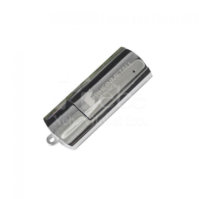 simple silver classic flash drive