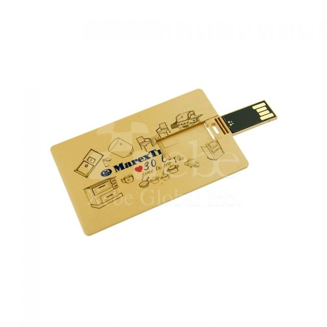 printed card gift usb disk