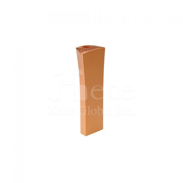 peach pink special shape metal usb