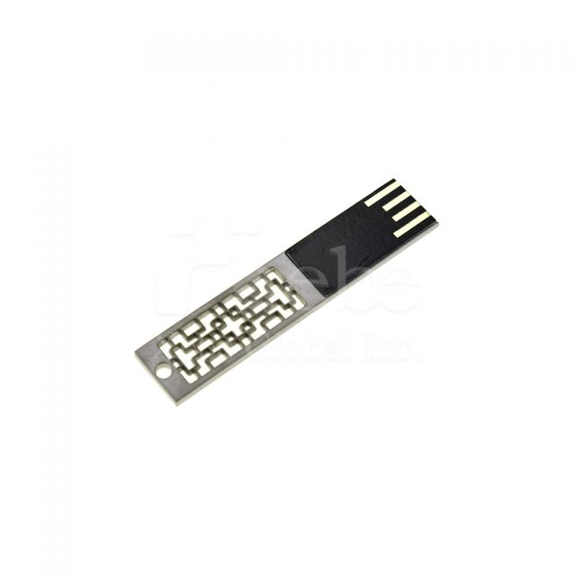metal white hollow out USB