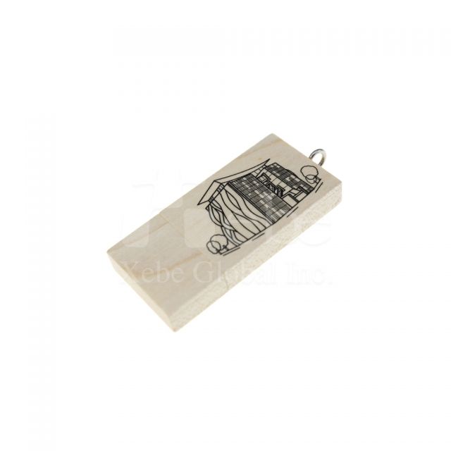 light color wooden USB