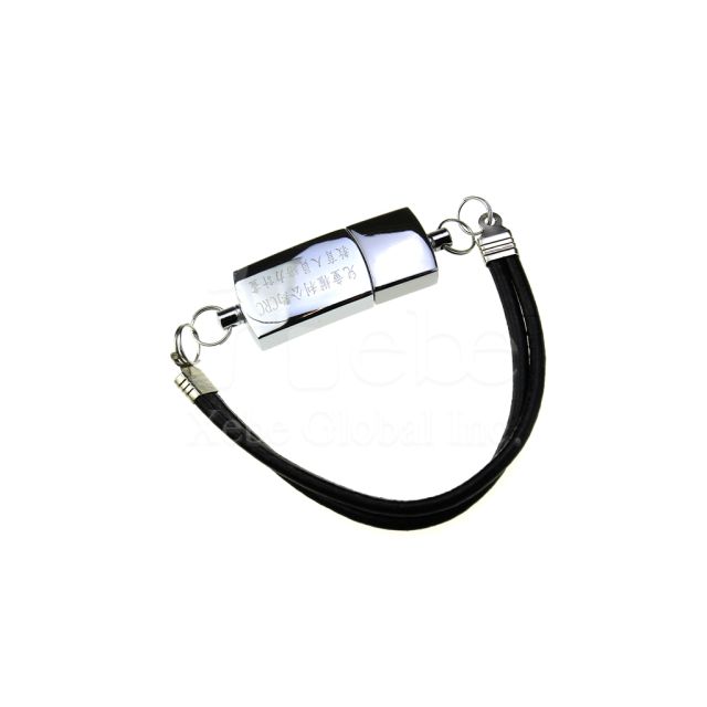 metal USB bracelet