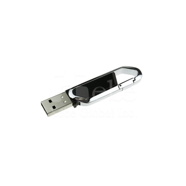 black rotated metal USB