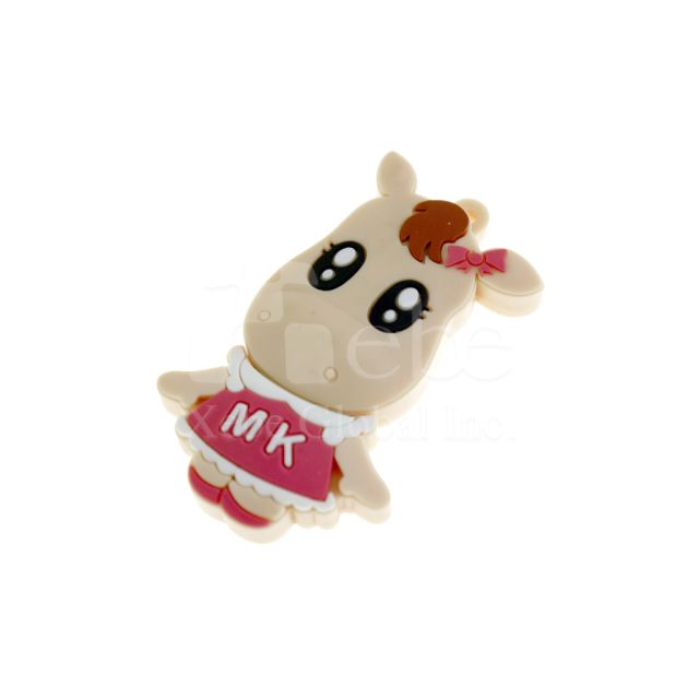 customized 3D cow USB