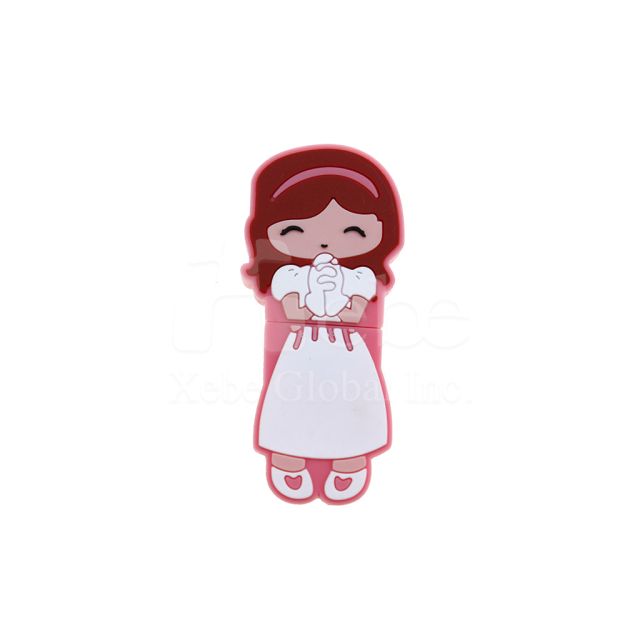little-girl 3D customized USB