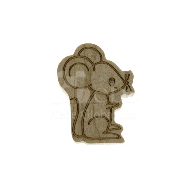 wooden mouse USB