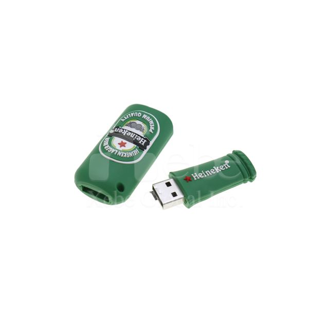 custom beer bottle USB