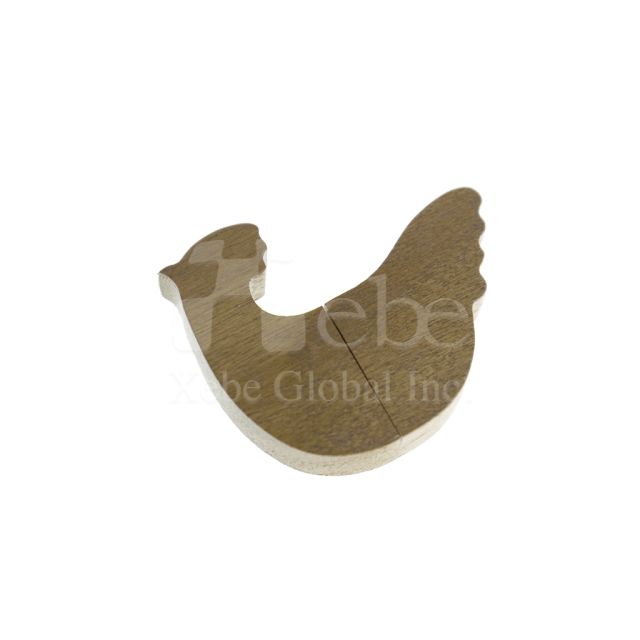 wooden chicken USB
