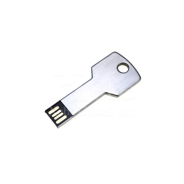 silver key flash drive