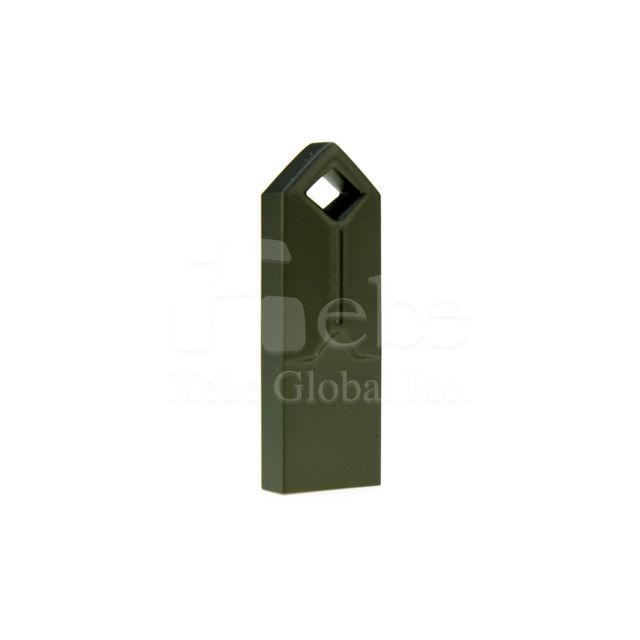 black customzed metal flash drive