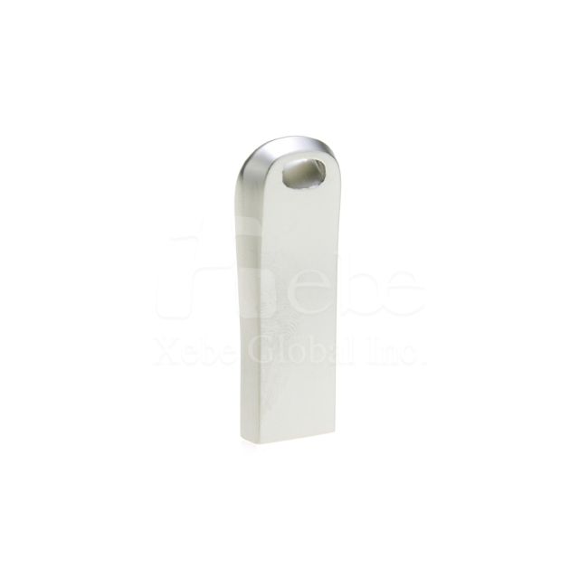 silver white classic flash drive