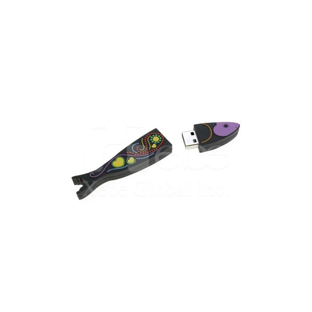 pattern fish cuatomized usb