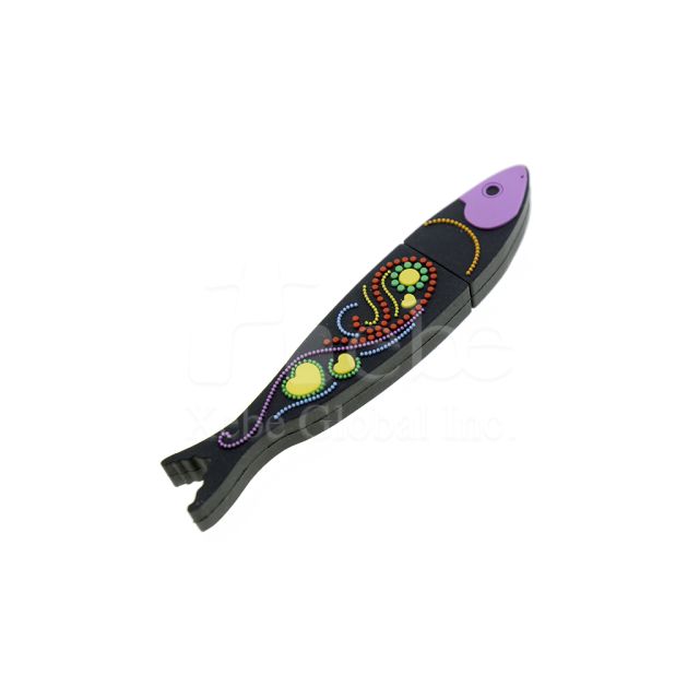 pattern fish cuatomized usb