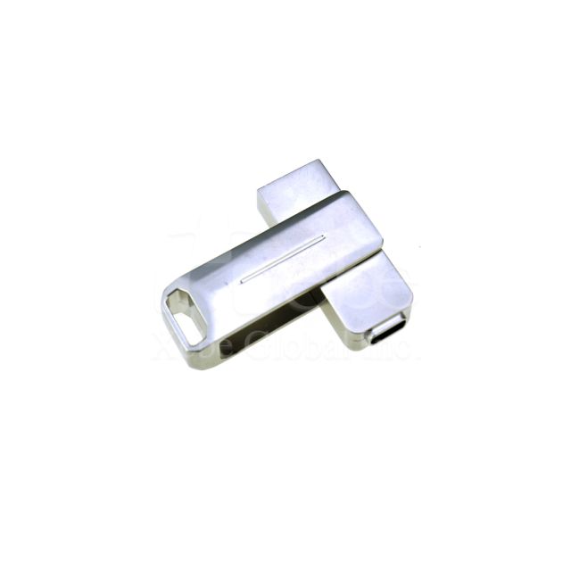 classical space silver customized usb