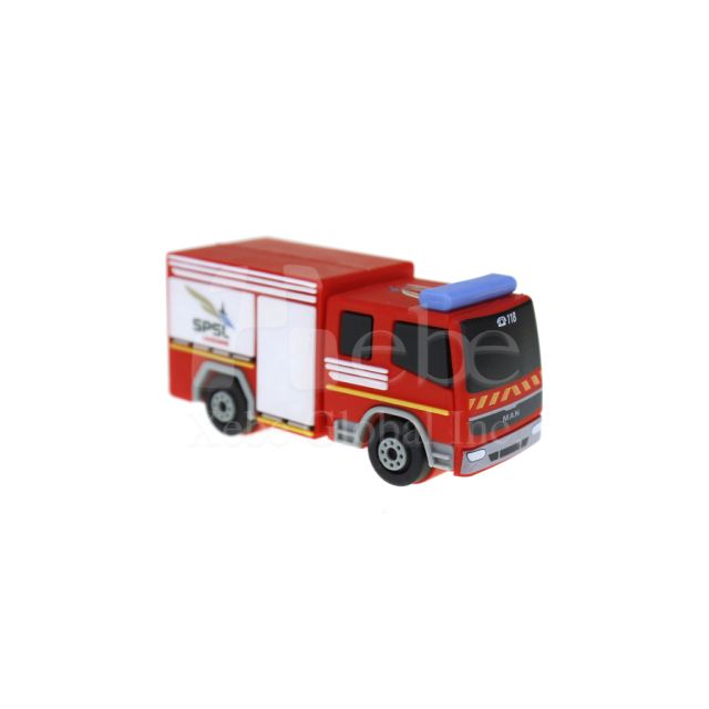 fire truck customized flash drive