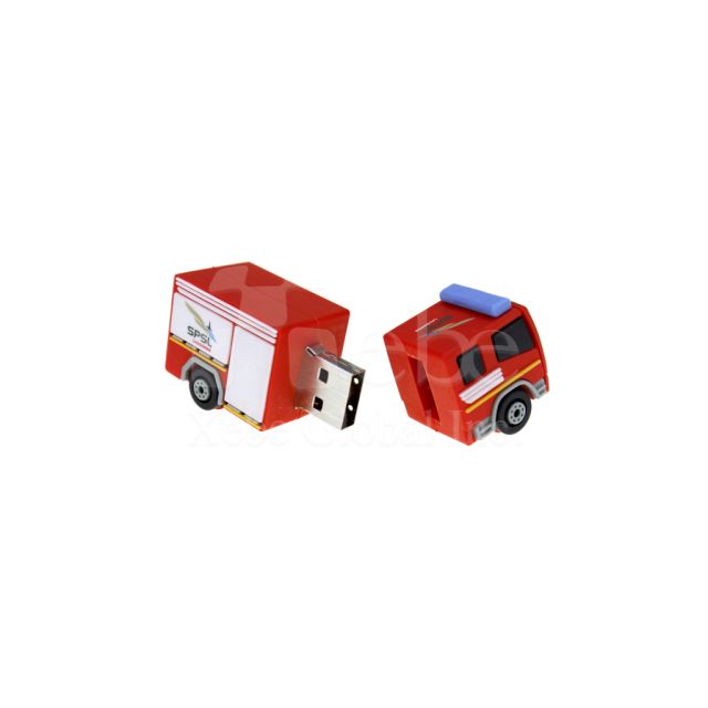 fire truck customized flash drive