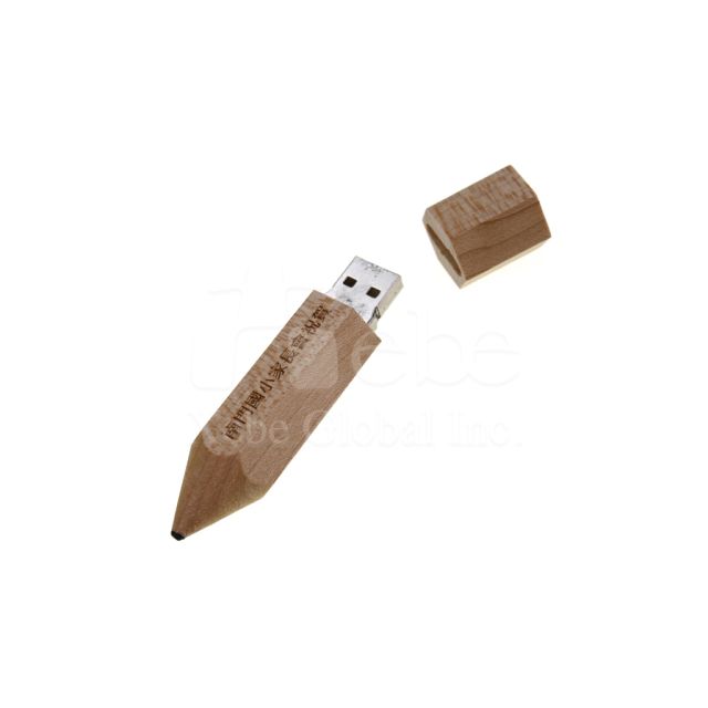 Wood pencil customized usb
